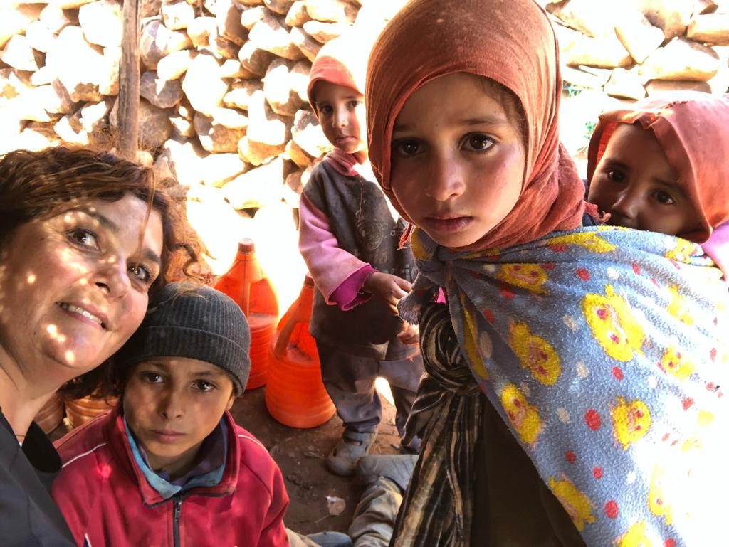 I bambini della tribù berbera
